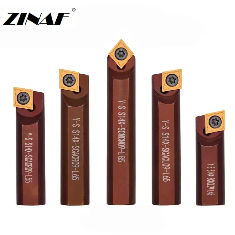 1pc S10X S12 S14X SCMCN06 SCACR06 SCACL SCMCN09 SCBCR09 SCBCL09 L45 L55 L65 L75 L85 Turning Tools CNC Toolholder bar