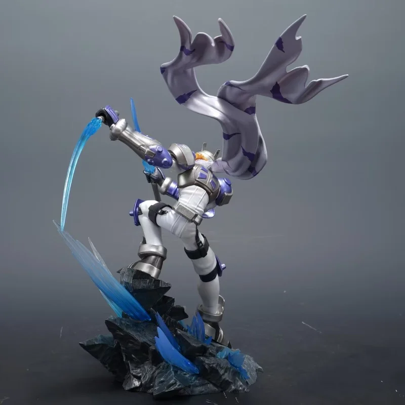 Figuras de Anime Digimon Adventure de 23cm, figuras de bestias Wolfmon, muñeca, colección de estatuas de Pvc, modelo de decoración, juguete, regalo de Navidad