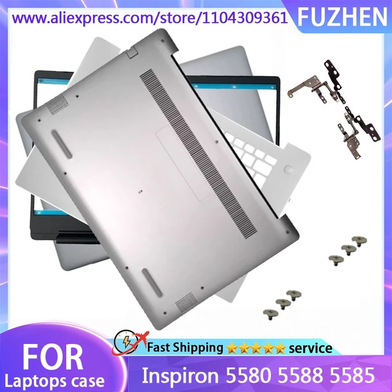 

New Cover For Inspiron 5580 5585 5588 LCD Rear Cover/Front Frame/Palm Pad Keyboard/Bottom Cover/hinge