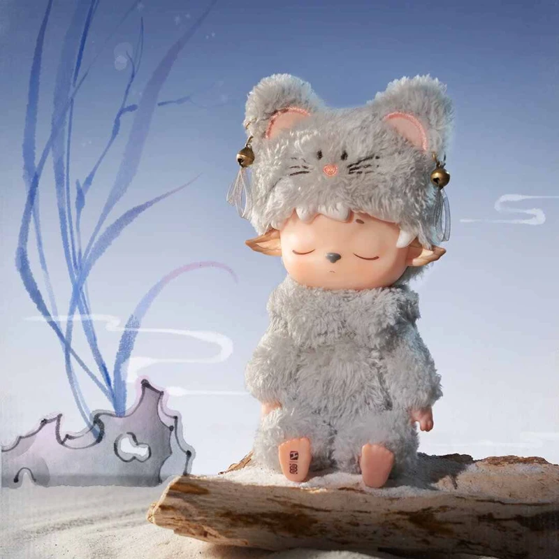 Heyone MIMI Wushi Xiaoyaoguai シリーズビニールぬいぐるみブラインドボックス人形玩具ミステリーボックスかわいいアクションフィギュアモデルコレクションかわいいギフト