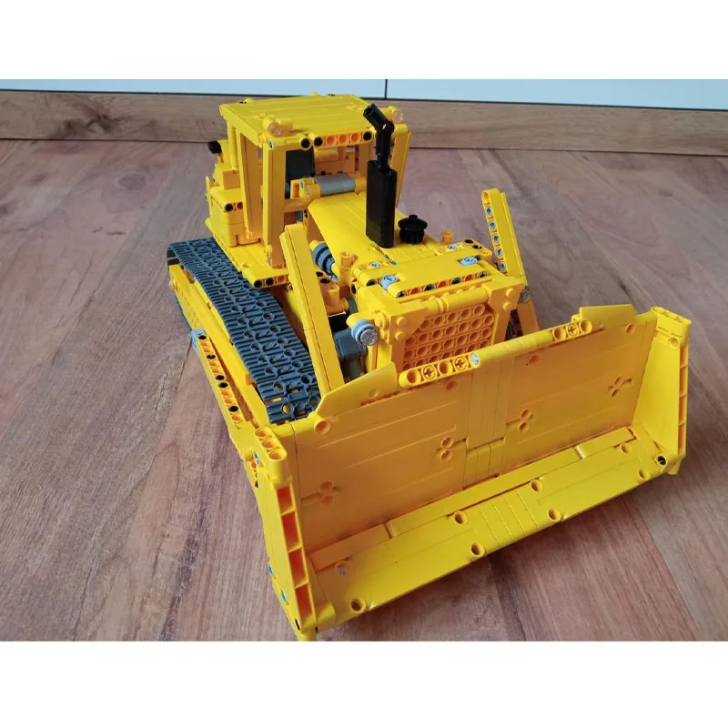 MOC-83756 Classic New Remote-Control Bulldozer Building Block Model, 1583Parts, Creative Birthday Toy Gift for Boys and Children