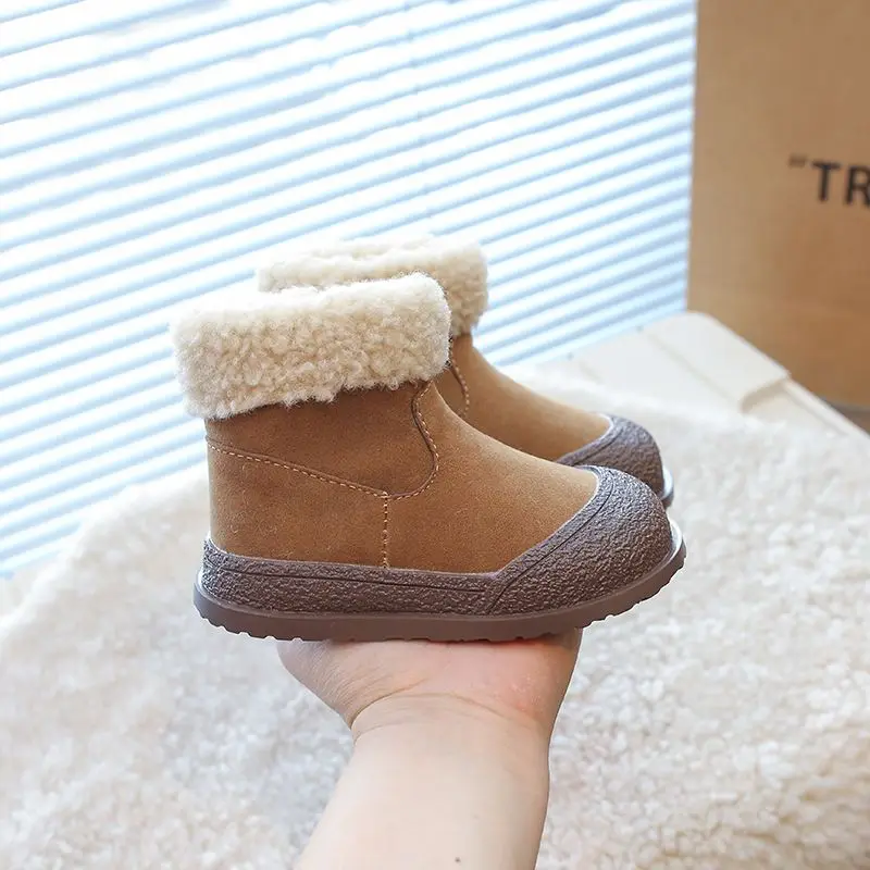 Sepatu Bot Salju Anak Musim Dingin 2025 Baru, Tahan Lama, Berinsulasi Termal, Tahan Air, Anti Selip, Sepatu Jalan Bayi