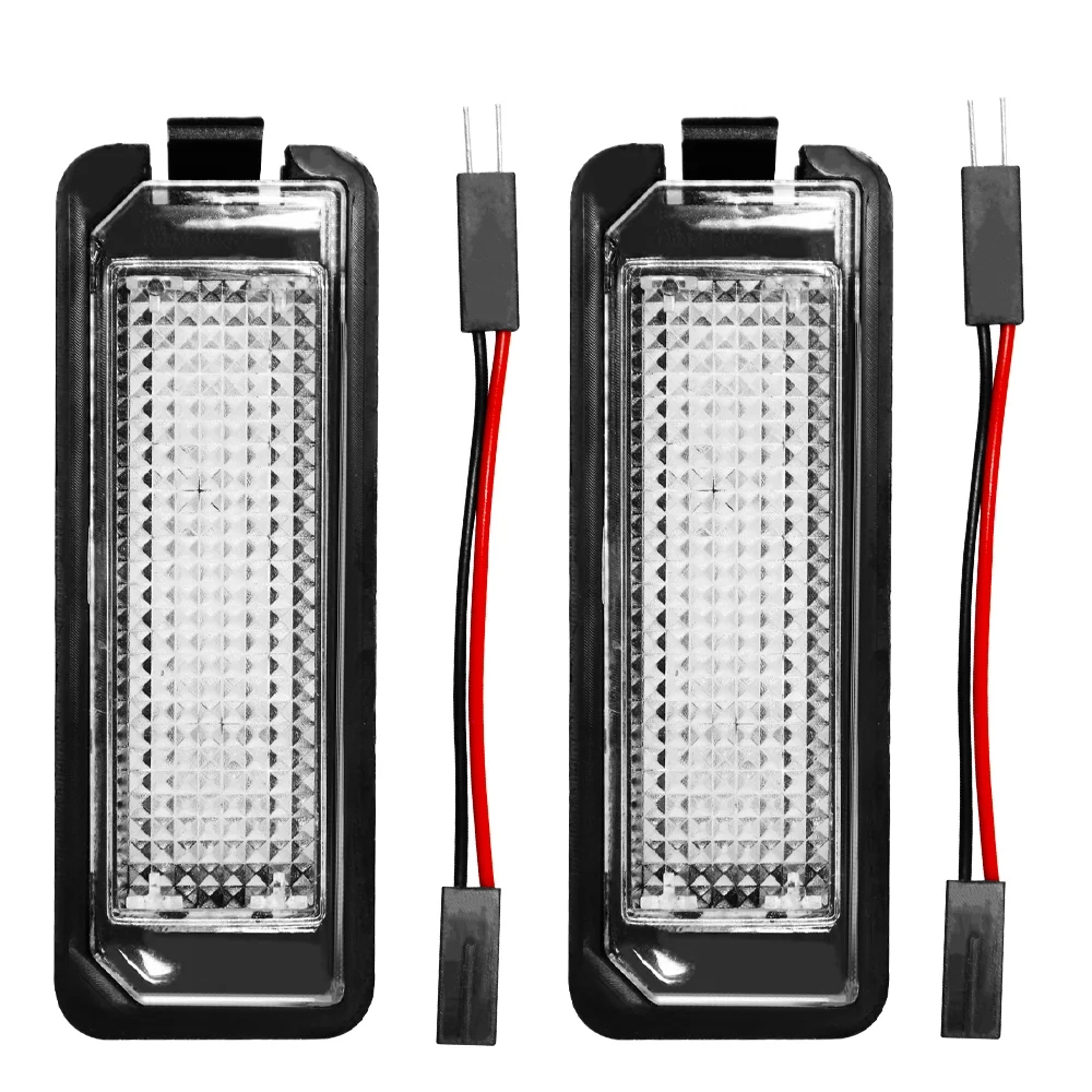 For VW Golf License Plate Light 2pcs Colorful License Number Plate Light For VW Golf 4 5 6 7 Passat B6 CC Eos Polo Skoda Seat - view 3