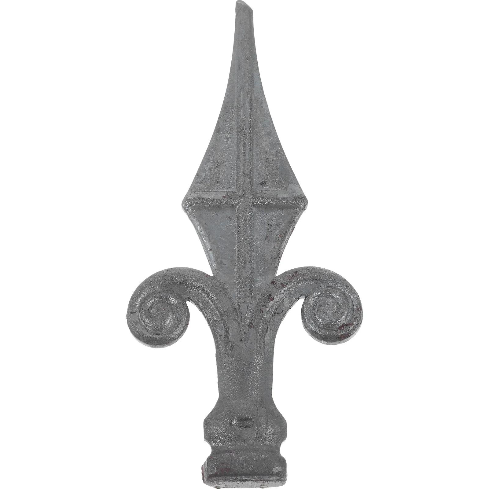 

1pc Cast Iron Fence Accessories Decorative Fence Post Finial Outdoor Post Cap Replacement For Garden Yard Deck Railing Column