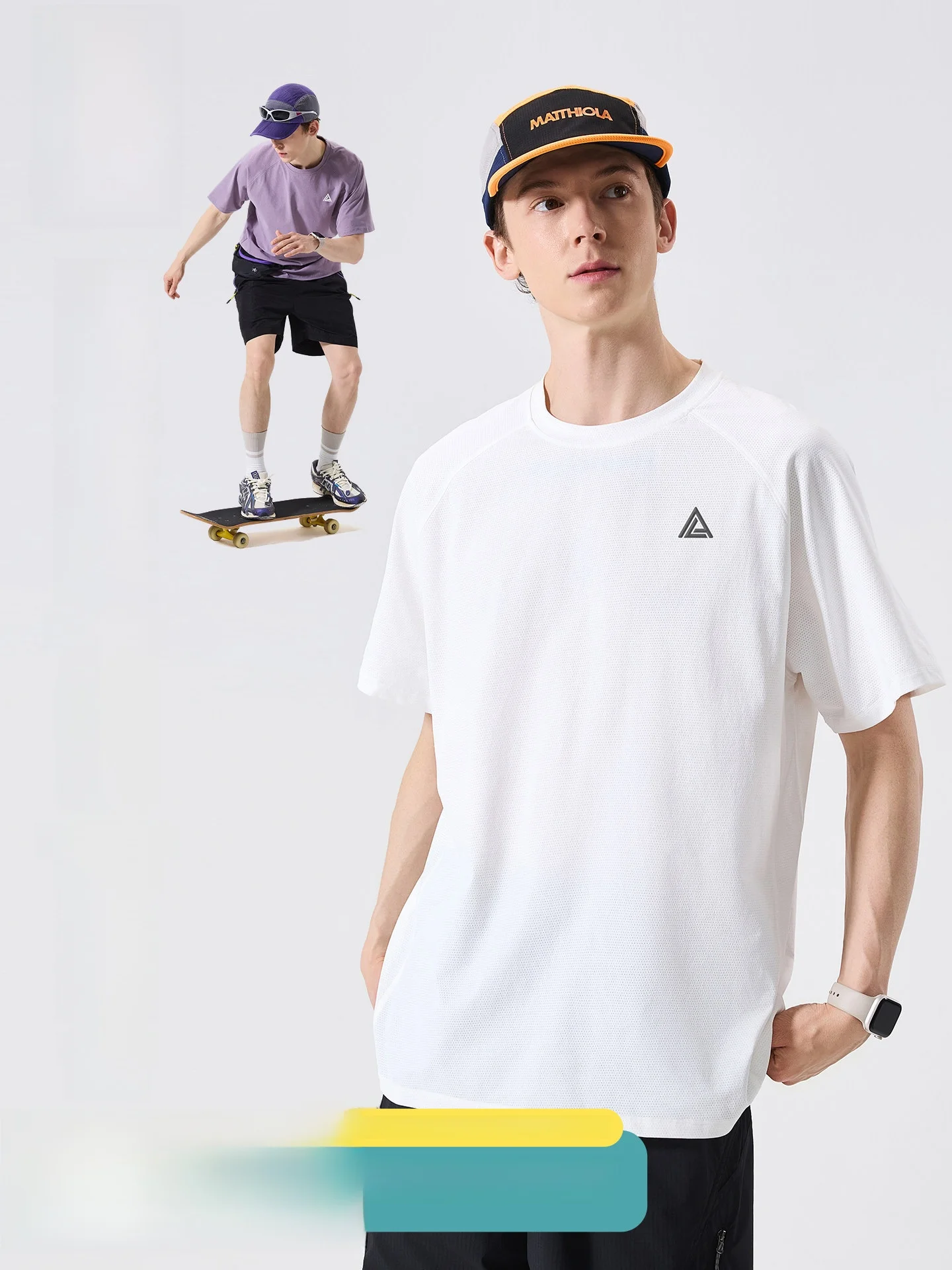 

LAZY DAY Outdoor Lightweight Quick Dry Men's T-Shirt Breathable Fitness Short Sleeve round Neck Casual Polyester Fiber
