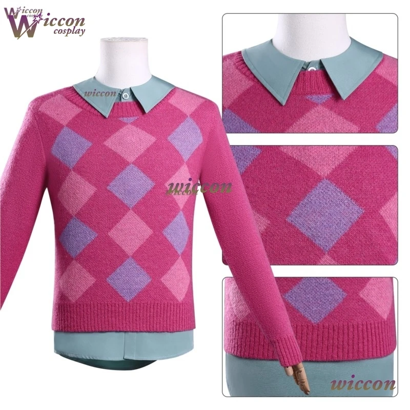 Moe Kpop شيطان الصيادين الطفل ساجا بنين تأثيري حلي شعر مستعار طقم قبعات الوردي سترة الزي الكامل شعر مستعار للأطفال قبعة الرجال هالوين لعب الأدوار