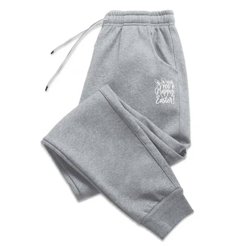 High Quality Fashion Versatile Womens Mens Outdoors Elastic Waist Jogging Casual Sweatpants Sport Trousers
