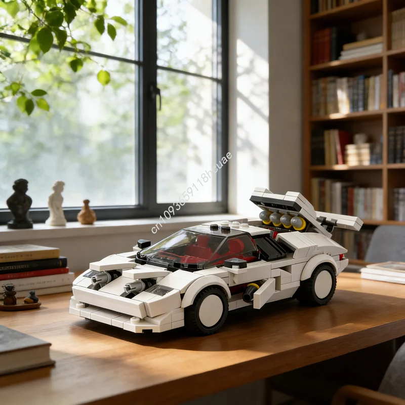 

280pcs MOC Secret Agent S Lamborghiniesd Countach City Champions Model Building Blocks Toy Construction Christmas Gifts Idea