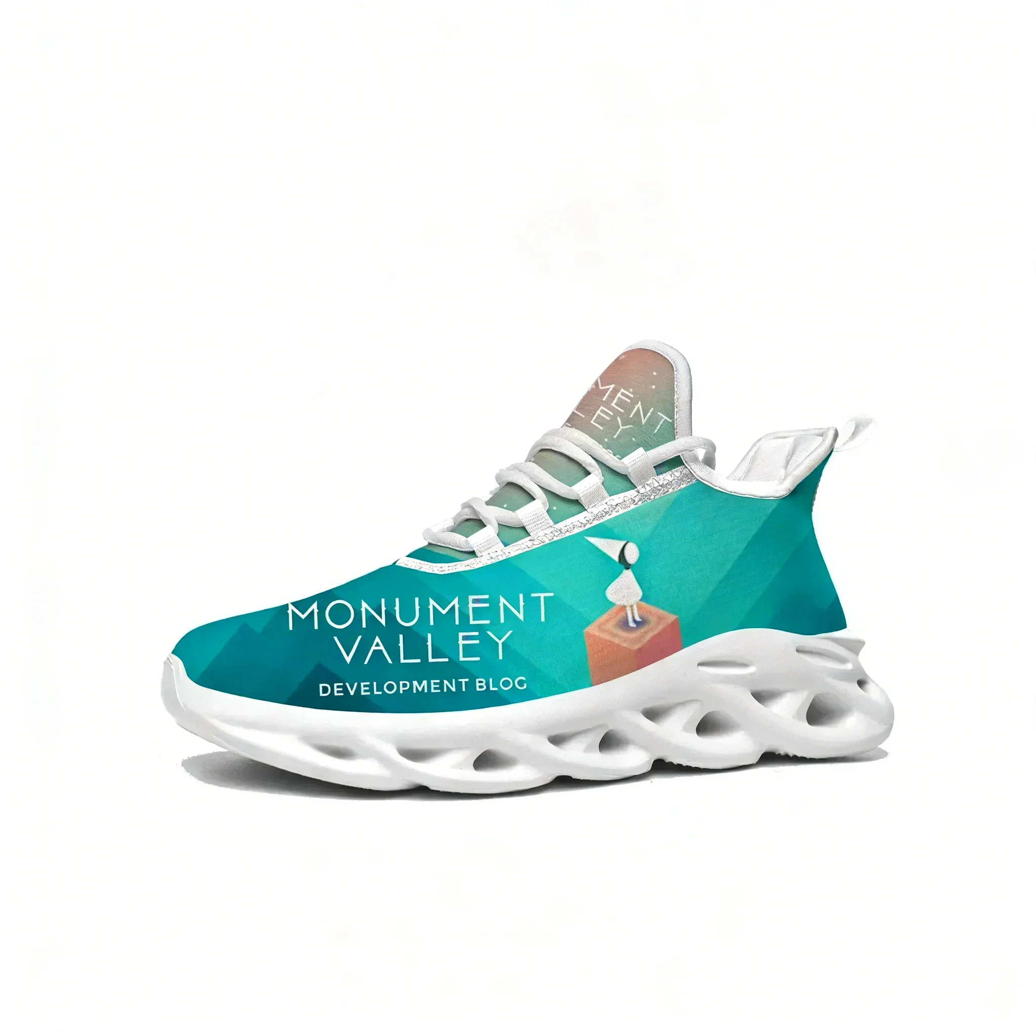 

Monument Valley Sneakers Hot Cartoon Game Mens Womens Sports Running Shoes Custom Built Lace Up Shoes