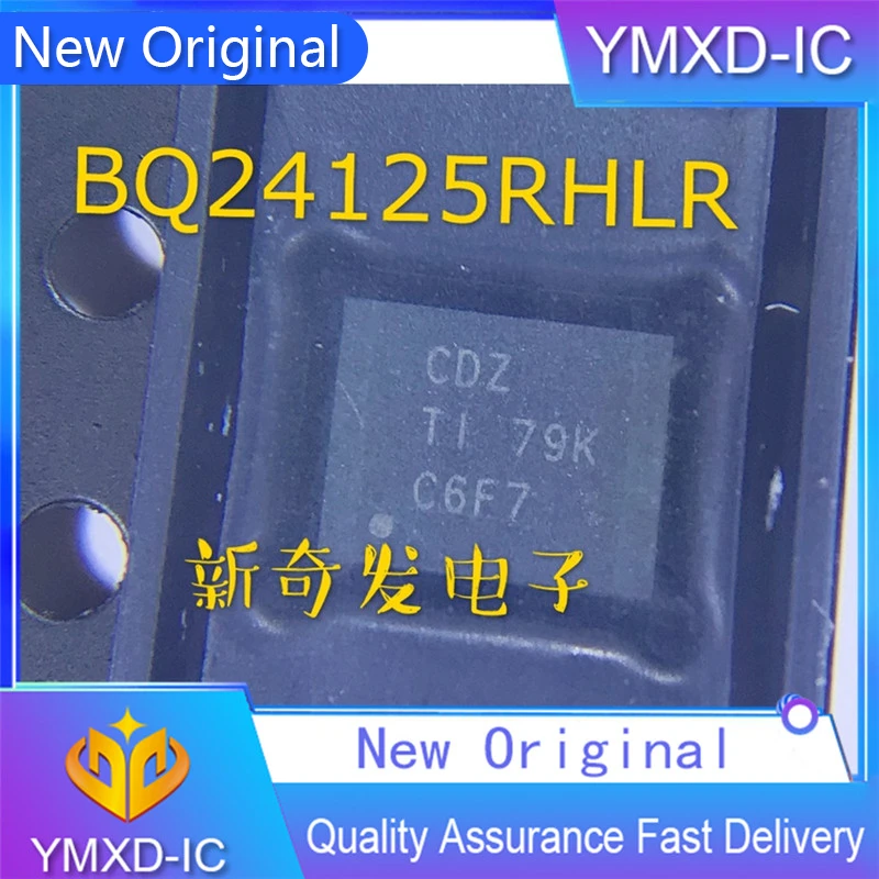 5Pcs/Lot New Original Bq24125rhlr Qfn20 Printing CDZ Lithium Ion/Polymer Battery Charger Chip In Stock In Stock