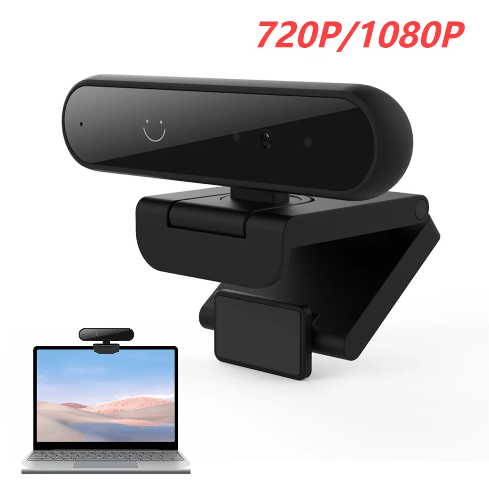 

Веб-камера с распознаванием лиц 1MP 720P/2MP 1080P для Windows 10/11 USB компьютерная веб-камера встроенный микрофон для ноутбука