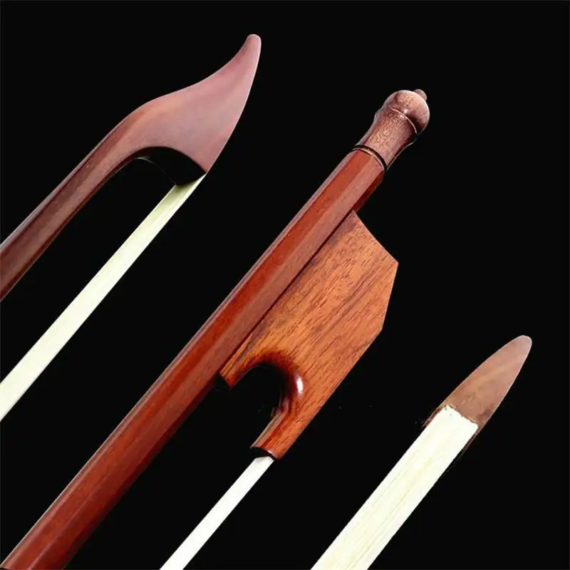 

1pcs Best professional baroque style Brazil black wood 4/4 cello bow,Siberia white horsetail,Very light weight