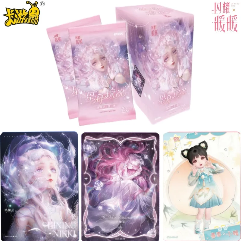 

KAYOU натуральная блестящая и теплая карта Xing He Liu Guang Cuicanbao UR QR анимационная мультяшная игровая коллекционная карта периферийная игрушка в подарок