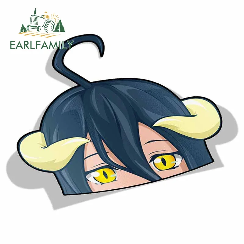 

EARLFAMILY 13 см x 9,9 см Albedo Peeker Peek аниме виниловые JDM автомобильные наклейки на окно багажник ноутбук наклейка водонепроницаемые автомобильные аксессуары