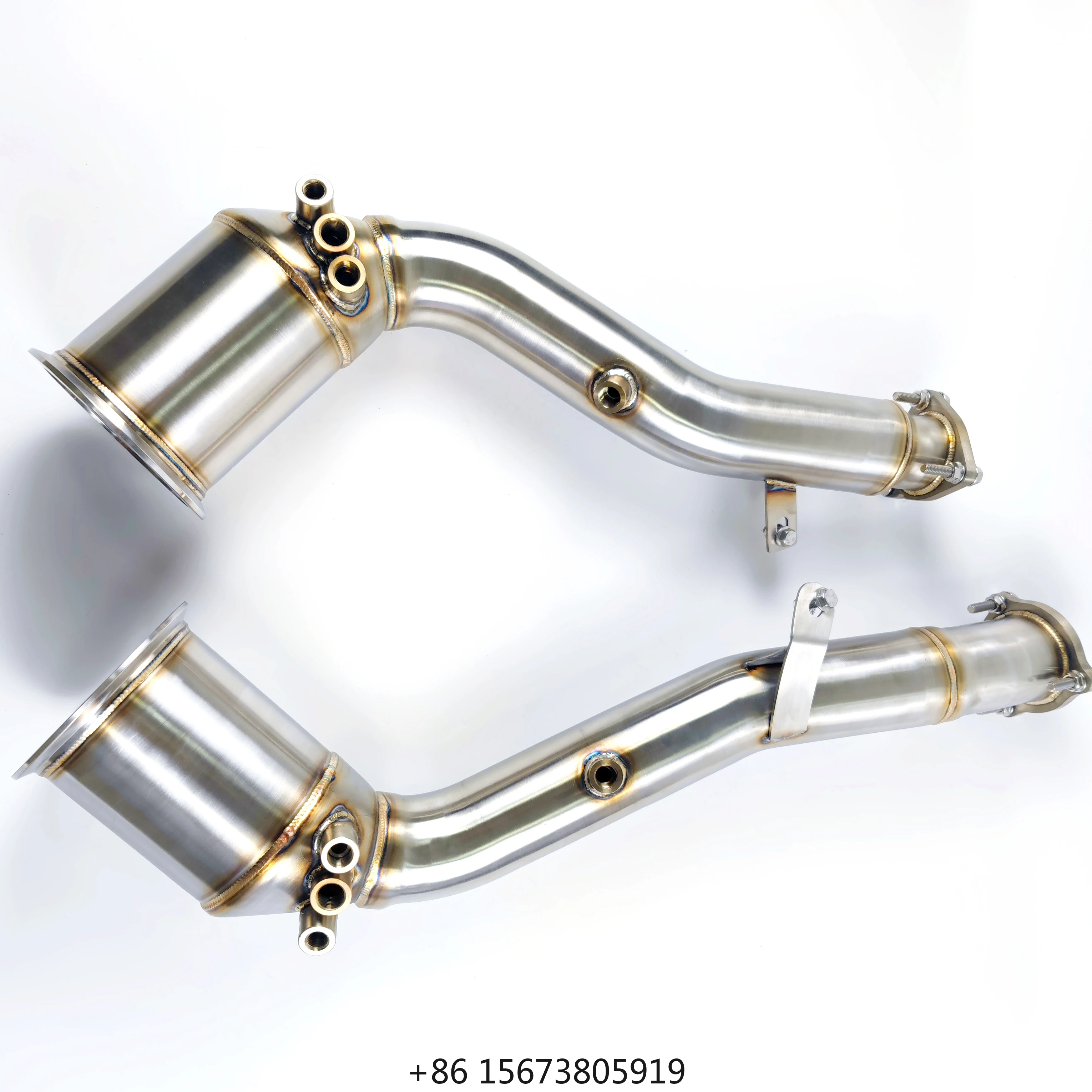 

S6 S7 C8 2.9T Downpipe High Performance Exhaust Pipe Stainless Steel Construction Anti-Rust Direct Fitment Sport Sedan Enhanced