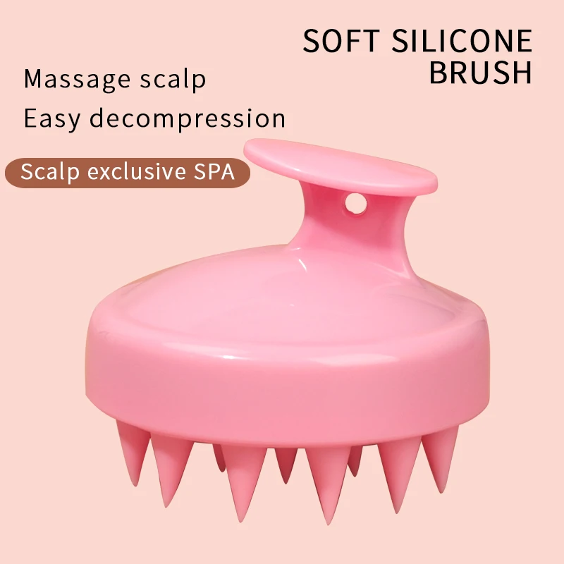 Scalp Massager Shampoo Brush and Root Comb Applicator Bottle  2 sets