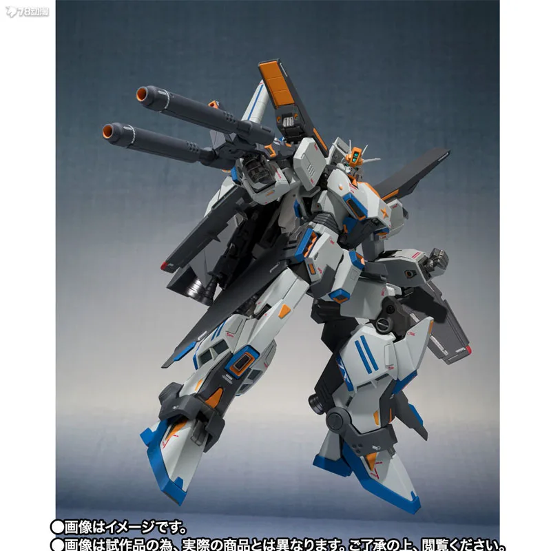 Bandai Original Mobile Gundam METAL ROBOT PROTOTYPE ZZ GUNDAM MOBILE SUIT MSZ-009 Anime Action Figures Toys For Boys Gift Model