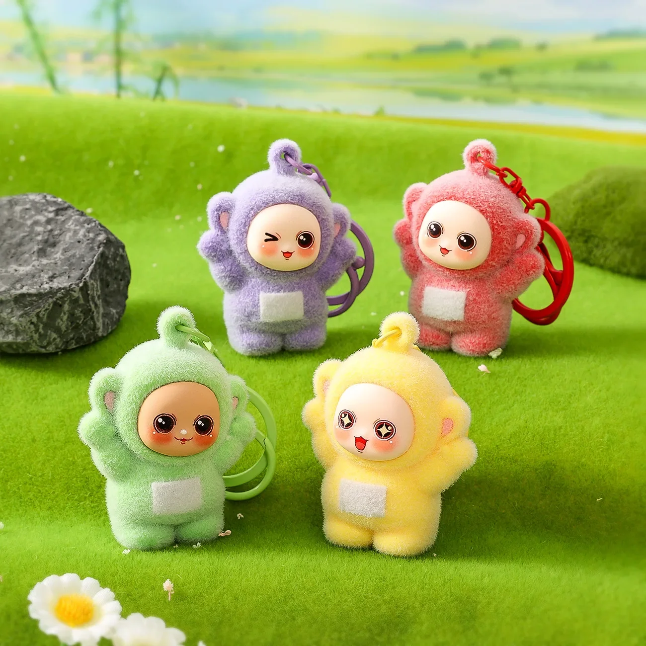 

Четырехцветные брелки с героями мультфильмов для малышей, маленькие подвески, модные детские подарки, милые куклы, школьные ранцы и подвески для пар.