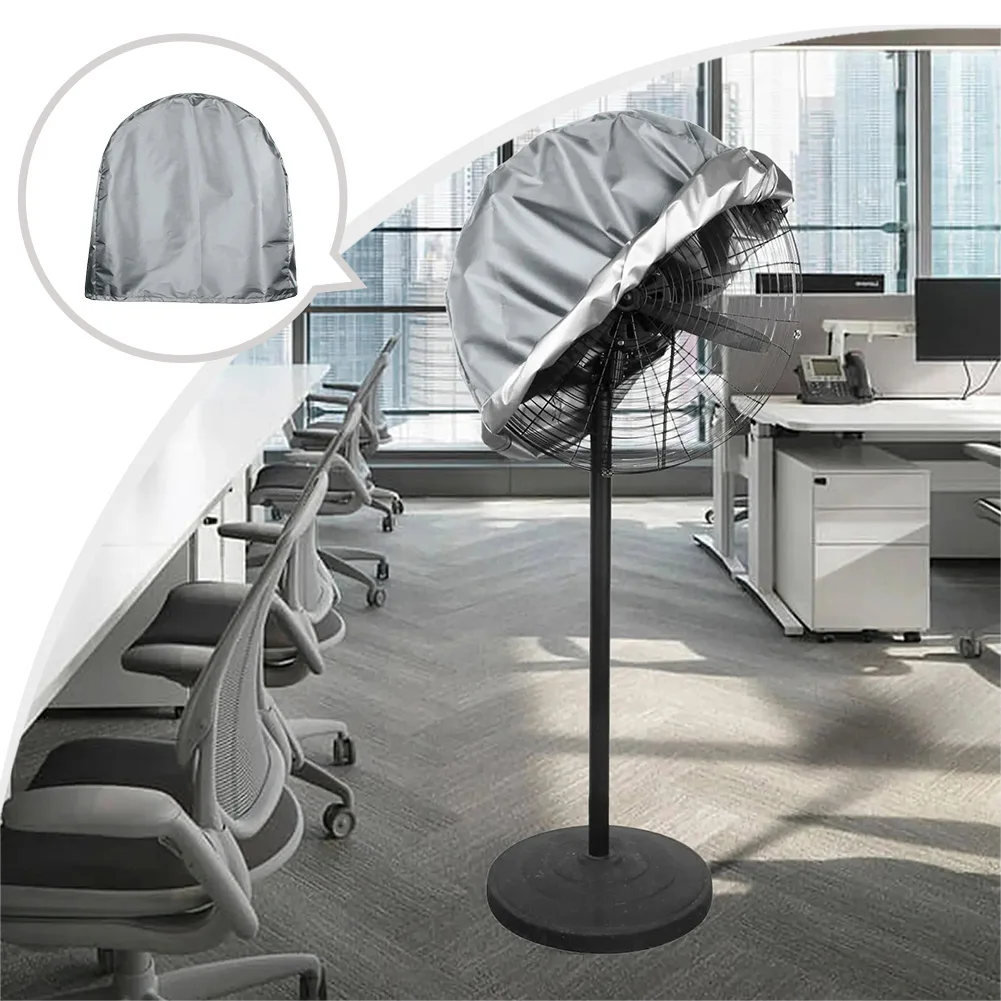 Grey Dust Protection Cover Waterproof Fan Cover Accessory Cover Dustproof Sun Protection Cover Long-lasting Protection