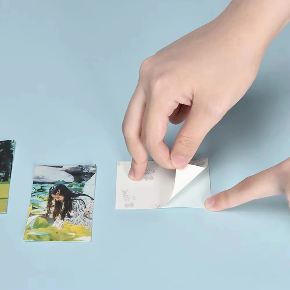 Original HPRT MT53 Color Photo Paper Self-adhesive Photo Paper For Mini Portable Printer 2x3 Inch Photo Paper HD Photo MT53