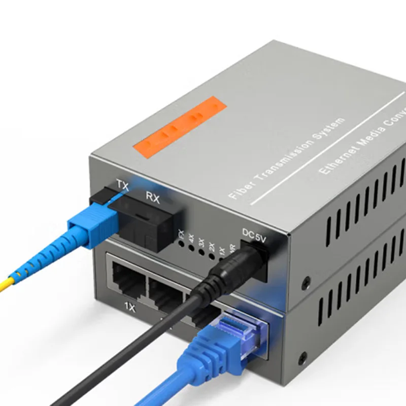 Saikiot-Convertisseur de XXL à fibre optique, 10 m, 100 m, 1000m, 3 km, 25 km, 120km, Gigabit RJ45, commutateur Ethernet