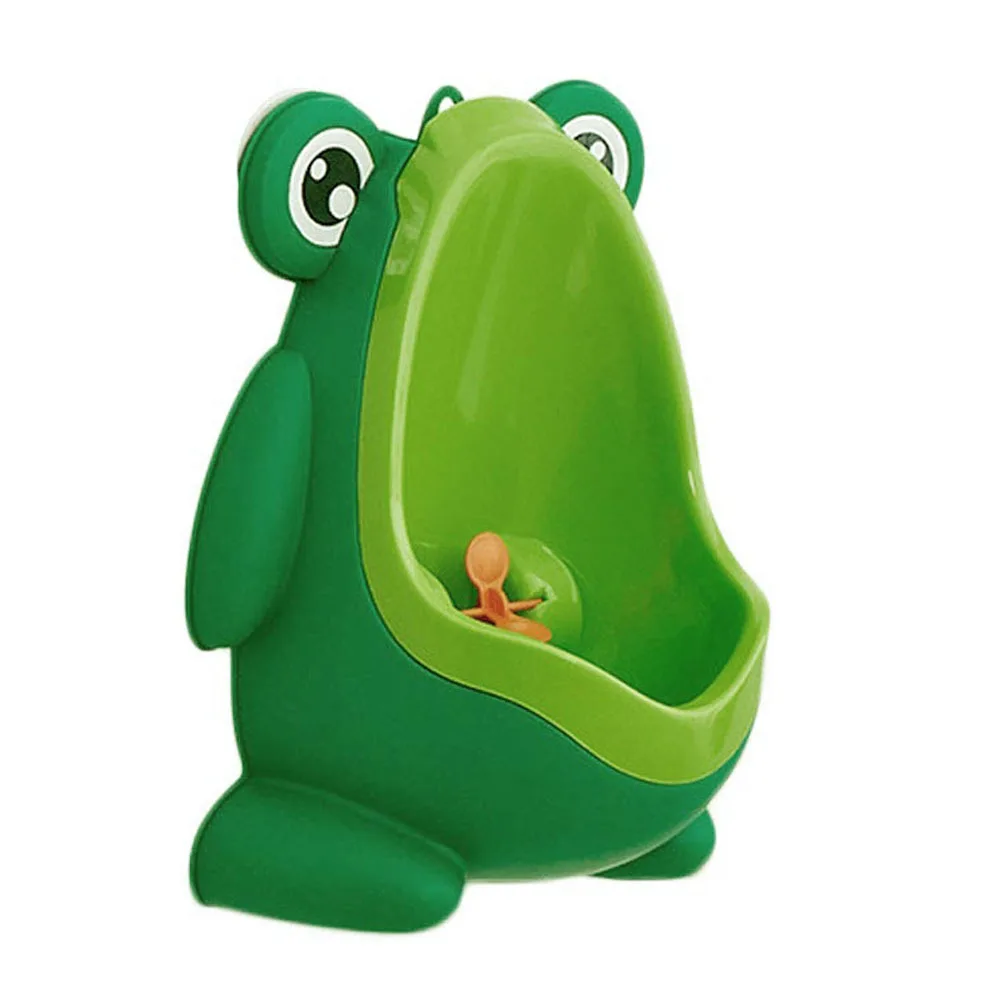 1Pcs Cartoon Frog Urinal Potty Premium PP Material Durable Practical Easy Install Mounted Space Saving Fun Windmill