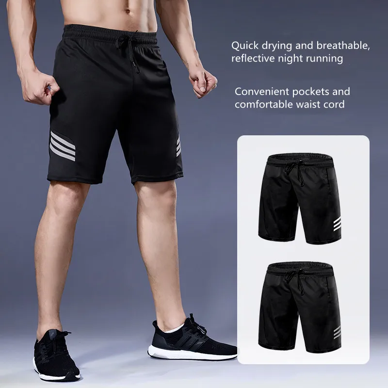 Men Running Shorts Gym Training Exercise Pants Jogging Sportswear Gym Clothing Quick Dry Pantalones Cortos Ropa Deportiva Hombre