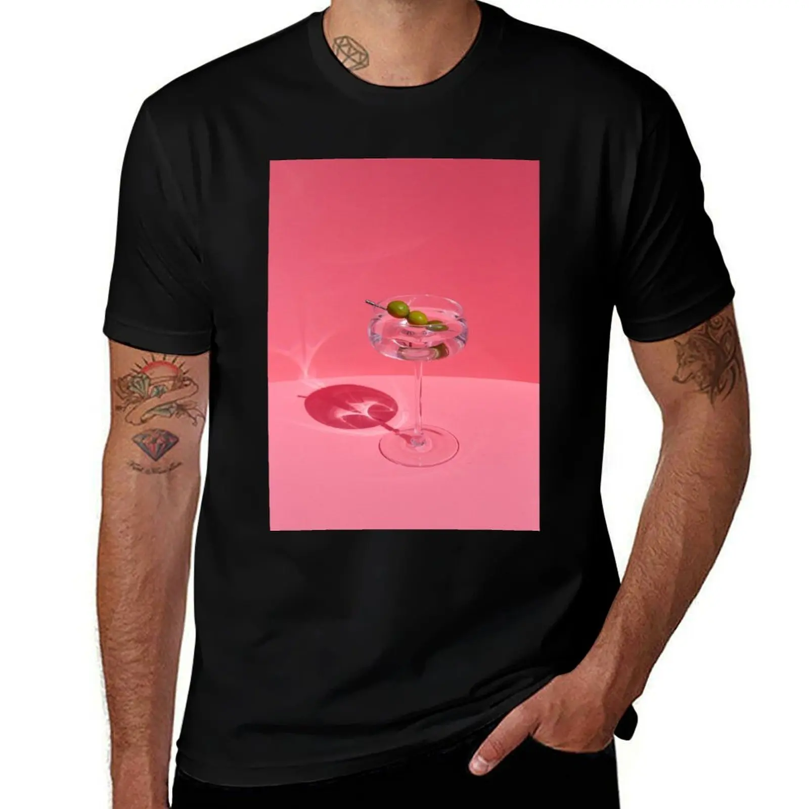 

Hot Pink Vodka Martini T-Shirt shirts graphic tees clothes anime clothes graphic t shirt vintage heavyweight t shirts for men