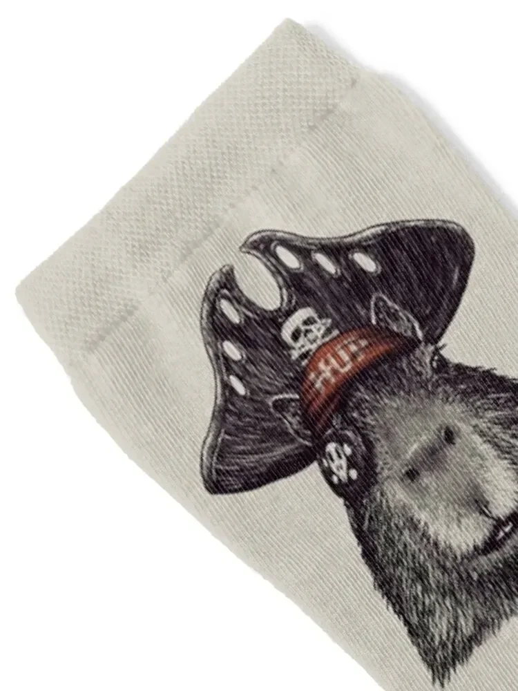 Capyrate - Pirate Capybara Capy Yuzu His Name - Gort Pet Mat Bandana Socks Heating sock shoes floral Men's Socks Women's
