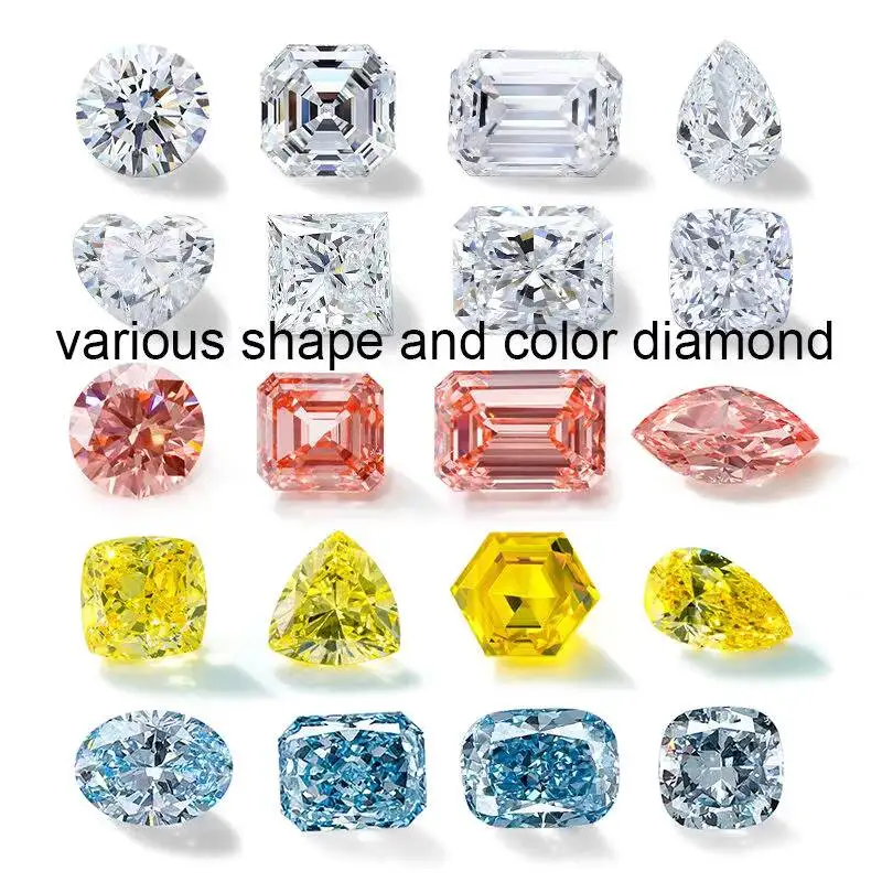 Earrings Lab Diamant Jewelry 3.5*3.5mm Cushion CVD HPHT Lab Grown Diamante Single Stone 10k Solid Gold Diamond Earrings - view 3