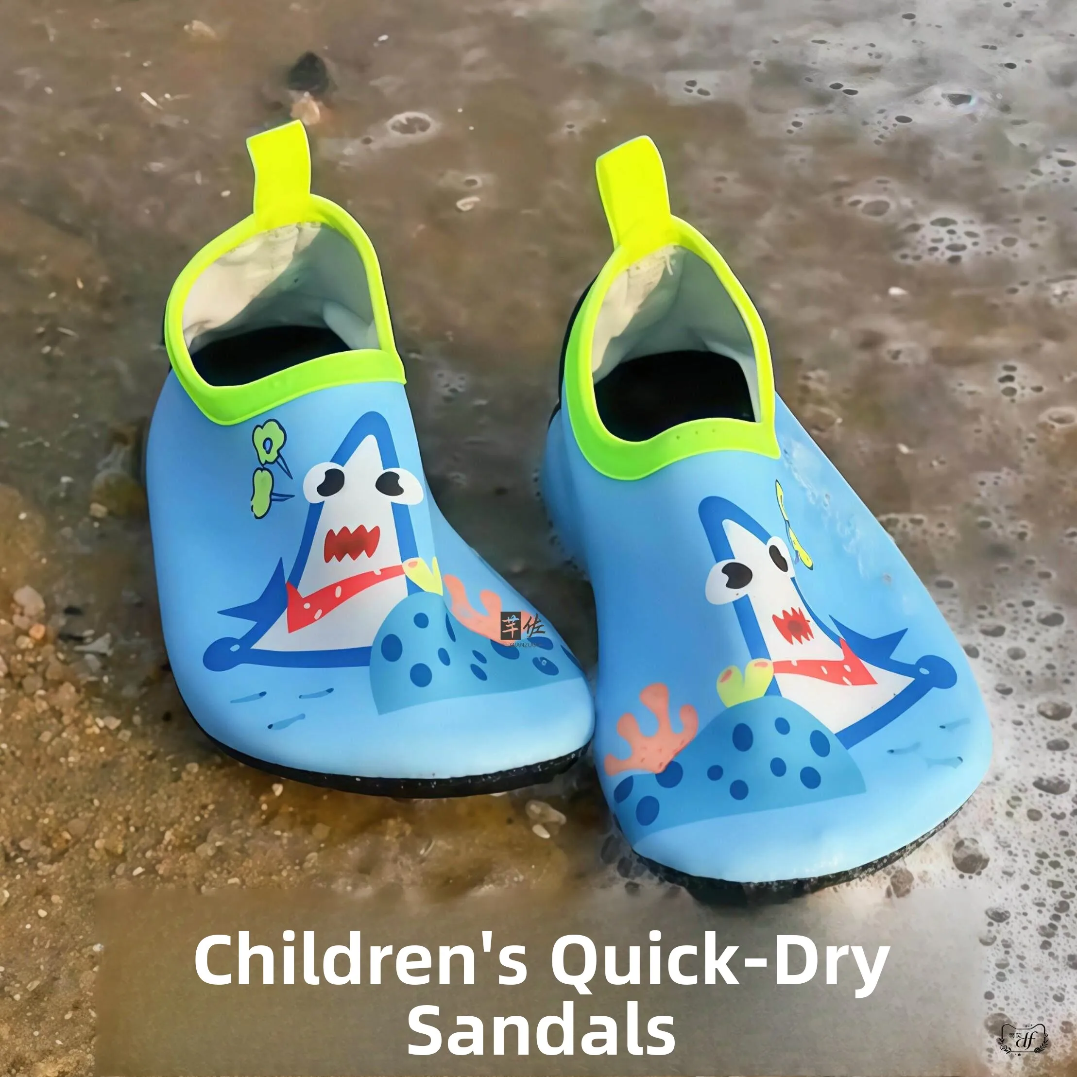 

Children's Beach Socks Stream Climbing Shoes Slip-On Sandals Snorkeling Shoes Anti-Slip Quick Dry New 2026 Unisex Cool Slippers