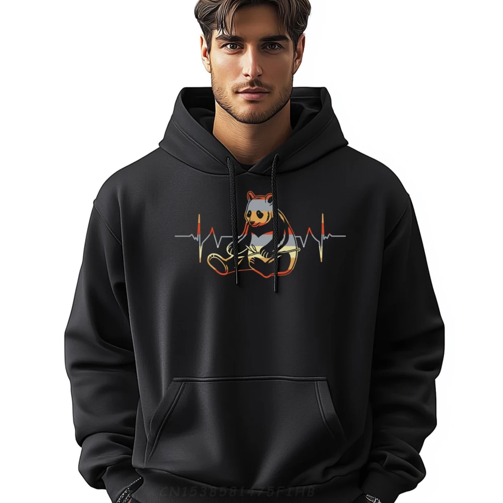 Heartbeat 35 Plus Size Men Clothing Spring Men's Clothing Easter Day New Pullover Hoodies