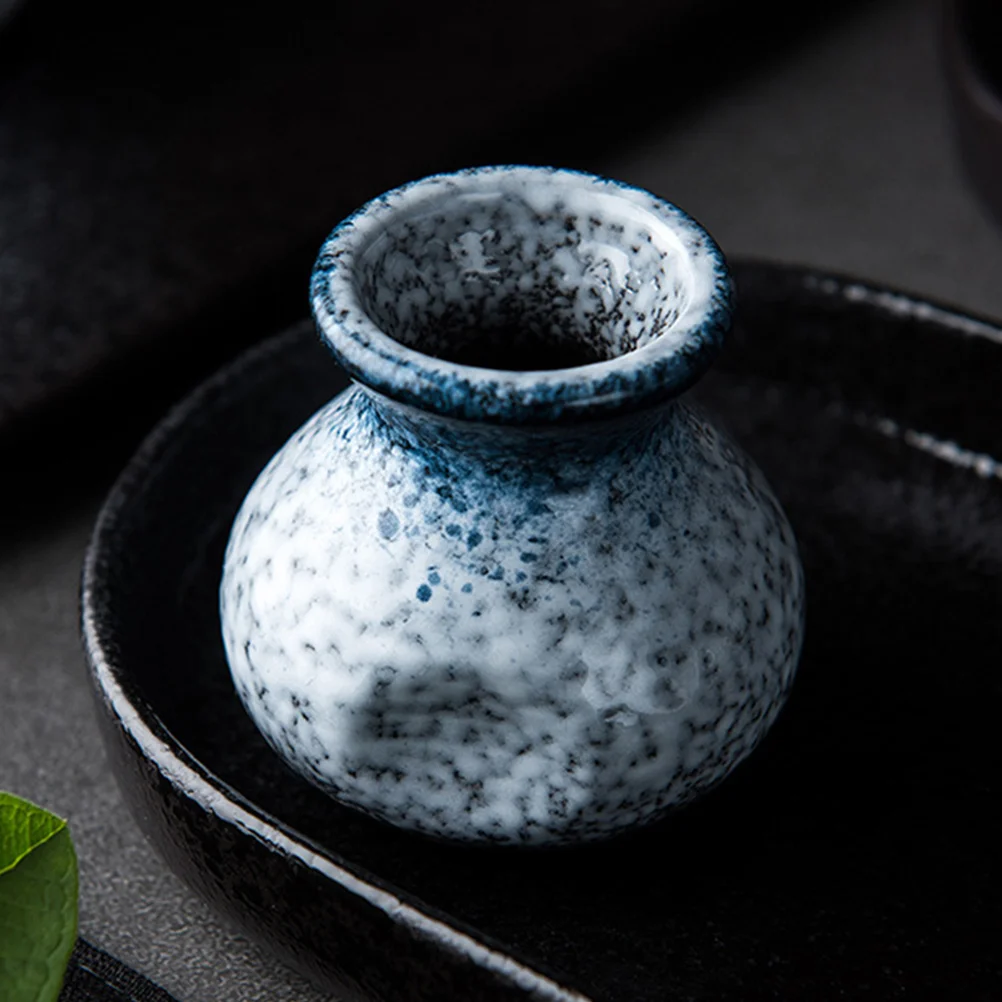 

Japanese Style Toothpick Container Ceramic Portable Dispenser Exquisite Household Organizer for Dining Table Decoration Small