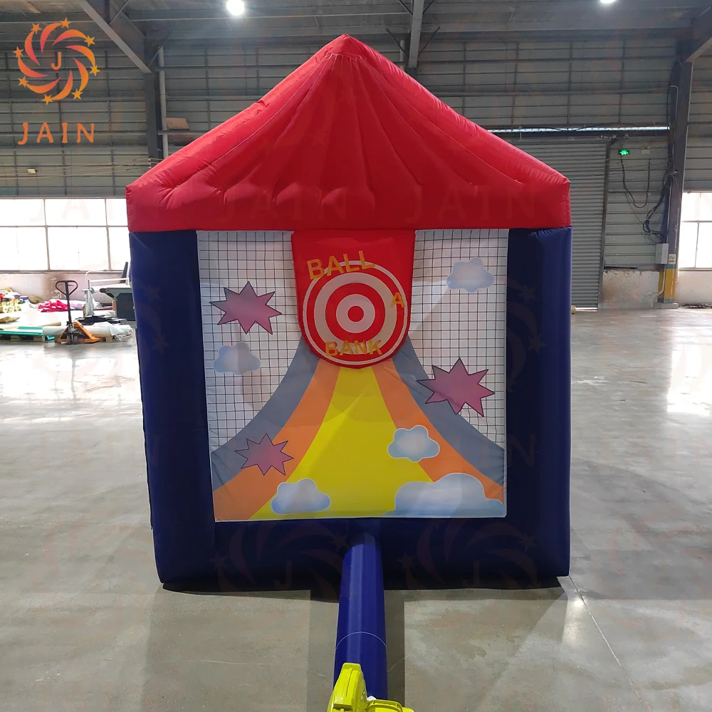 Inflatable Carnival Games Newest Inflatable Bank a Ball Game for Party Backyard With Blower For Outdoor Indoor Games