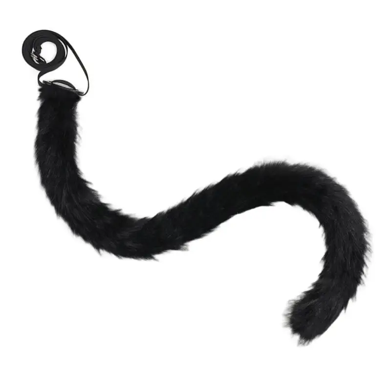 652f Cats oren hoofdbanden fauxs bont vossen staart Halloween cosplay feestkostuums