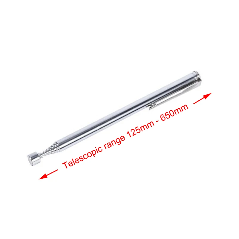 Mini draagbare telescopische magnetische magneetpen Handig gereedschap Capaciteit voor het oppakken van moerbout Uitschuifbare pick-up staafstok