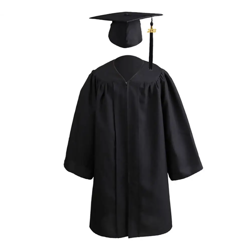 Costume de graduation pour enfants, vêtements de graduation pour enfants de la maternelle, robe avec casquette, tenue de festival alth