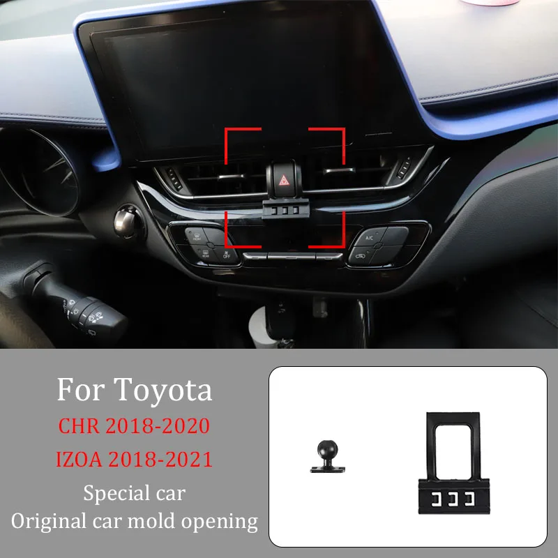 

For Toyota CHR 2018-2020 IZOA 2018-2021 Car Phone Holder Wireless Charger Automatic Navigation Bracket