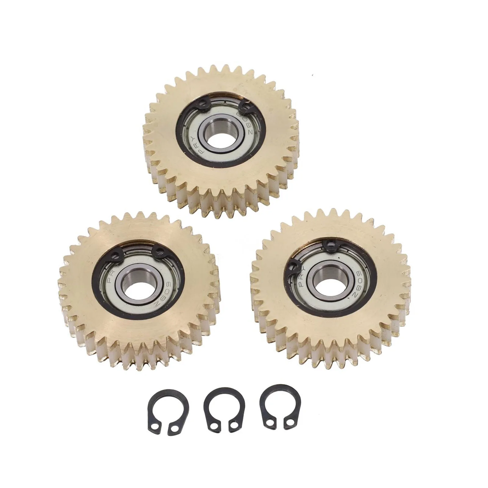 36 Teeth Gears 3pcs Components Cycling Electric Bicycle For Bafang Motor MTB Nylon+Steel/Copper Wheel Hub Motor