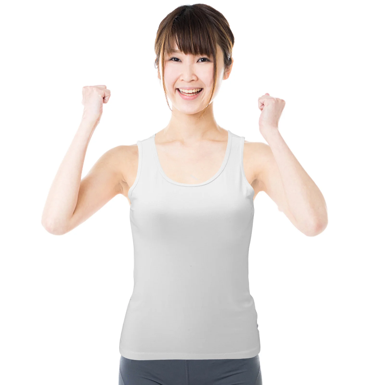 

Women Breathable Slim Vest Summer Comfortable Wide Strap Round Neck Tank Top Basic Soft Vest Slim Tank Top Women