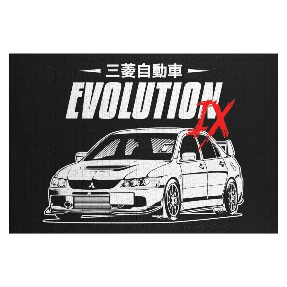 Lancer Evolution IX Jigsaw Puzzle Custom Wood Personalized Gifts Personalized Toys Photo Personalized Gifts Puzzle