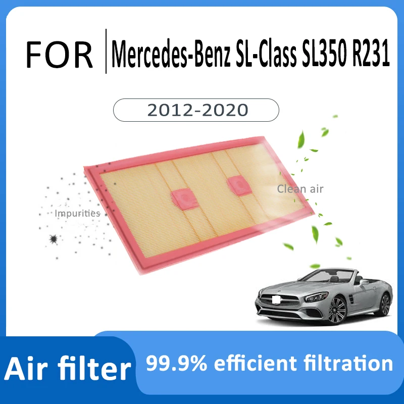 

For Mercedes Benz SL Class SL350 R231 2012~2020 A2760940004 Air Filter Car High Flow Filter Auto Air Intake Systems Accessories