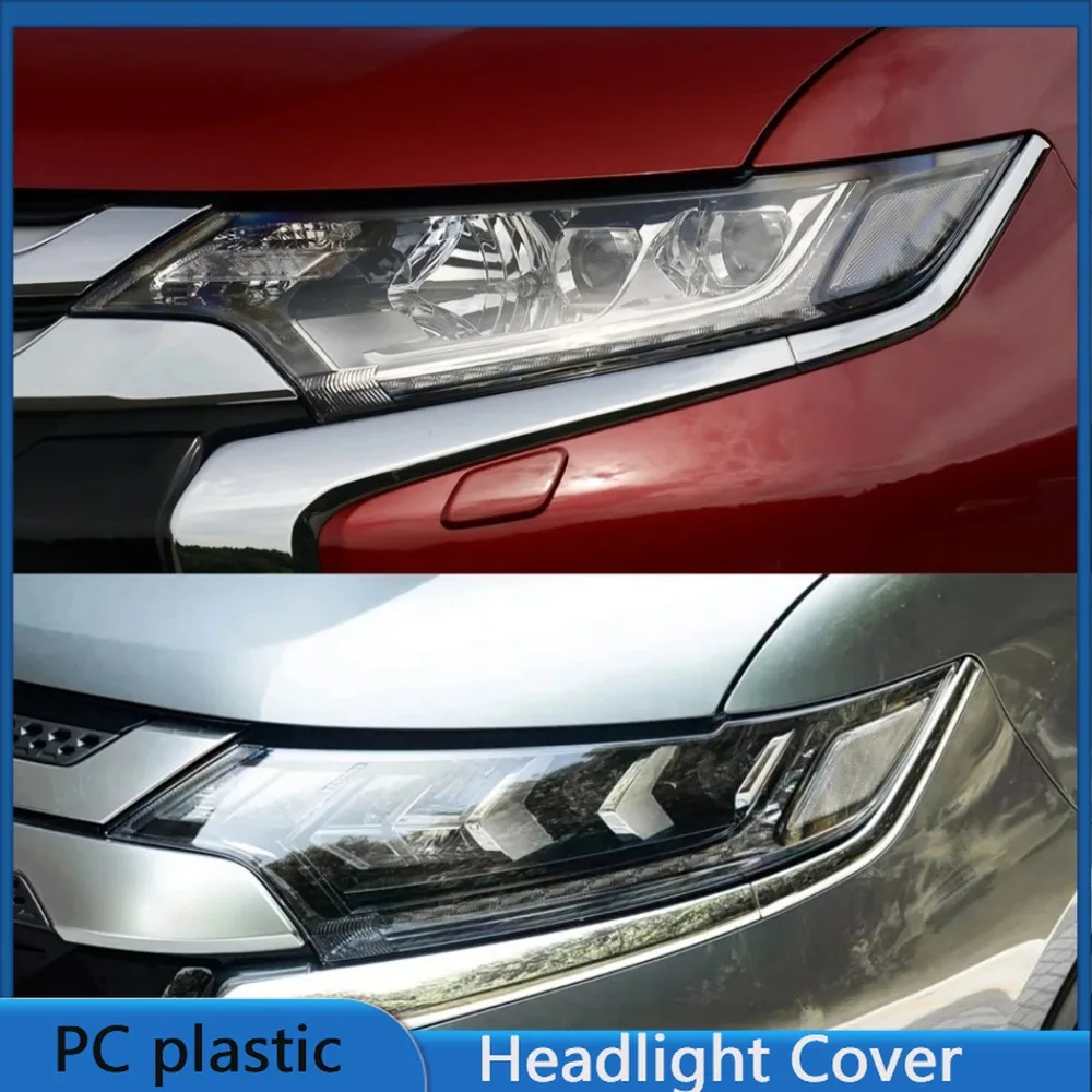 

For Mitsubishi Outlander 2016-2020 Year Front Headlight Cover Transparent Lampshade Headlamp Lens Shell Body Kit Accessories