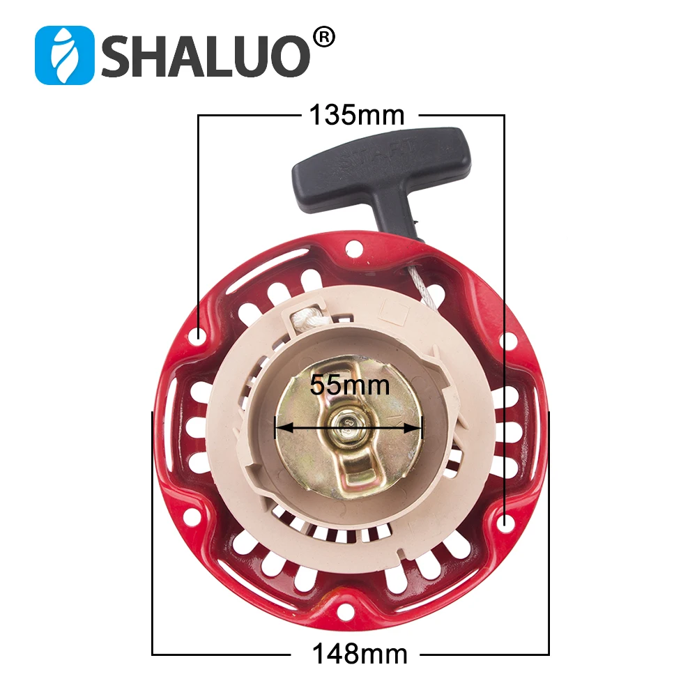 Classic China 152F 154F 154F 156F Generator recoil Starter Spare Parts replacement Gasolina Generator Engine Pull Pate Assembly