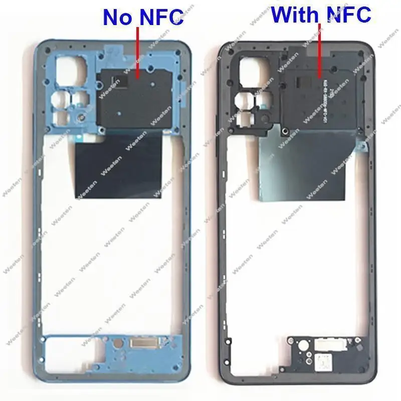 Middle Frame Housing For Xiaomi POCO X4 Pro X4pro 5G Middle Frame Holder Chassis with NFC Replacement