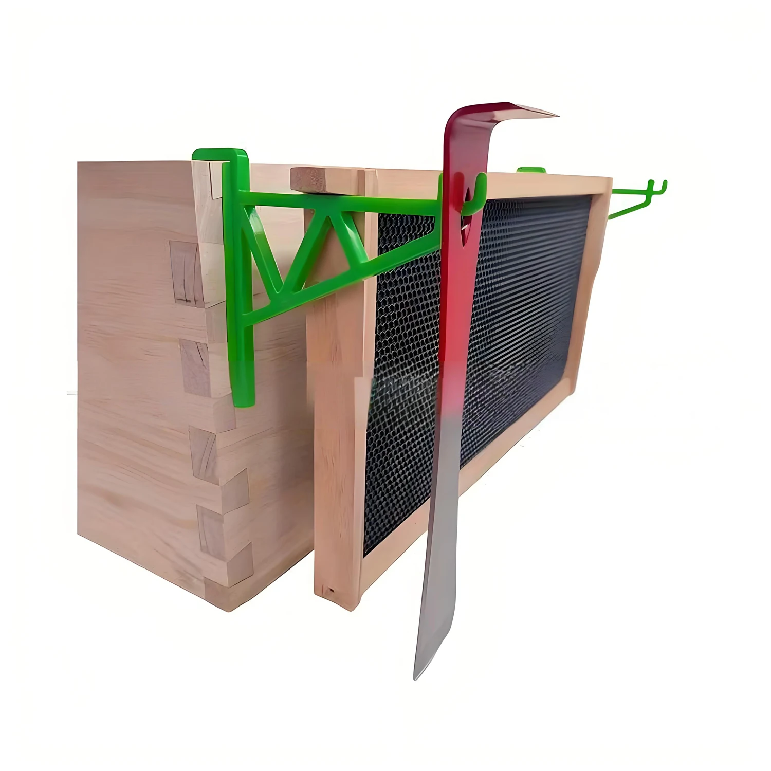Lightweight Bee Rack Heavy Duty Plastic Beehive Frame Holder Beekeeping Grip Frame Perch Stand Support Rack for Beekeepers