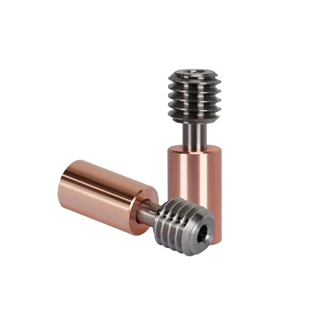 3D Printer Throat Ender-3 S1 Titanium Alloy Bi-Metal Heatbreak Sprite Extruder Copper Alloy Throat 1.75mm for Ender-3 S1 Pro