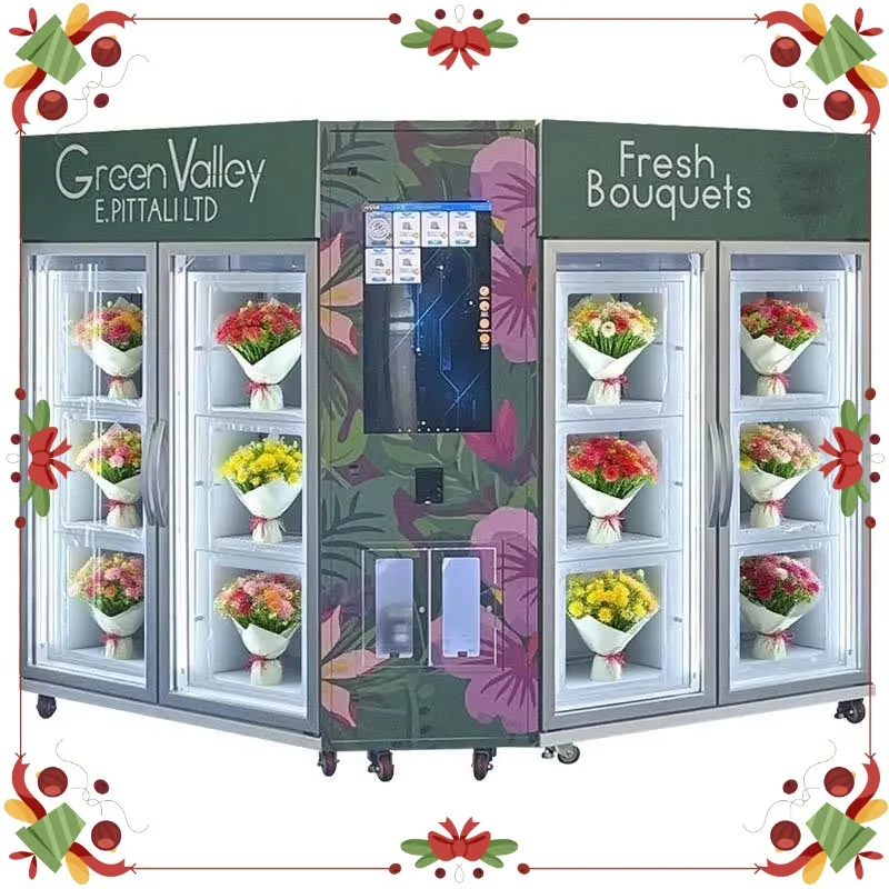 Customized Hot Selling Flower Vending Machines Suitable for Shopping Malls/parks to Make Money Flower Vending Machines