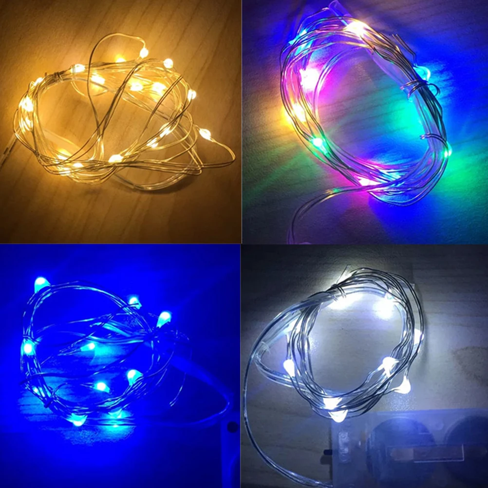 

Operated Fairy Lights LED String Decorative Colored Lamp Copper Wire Rope