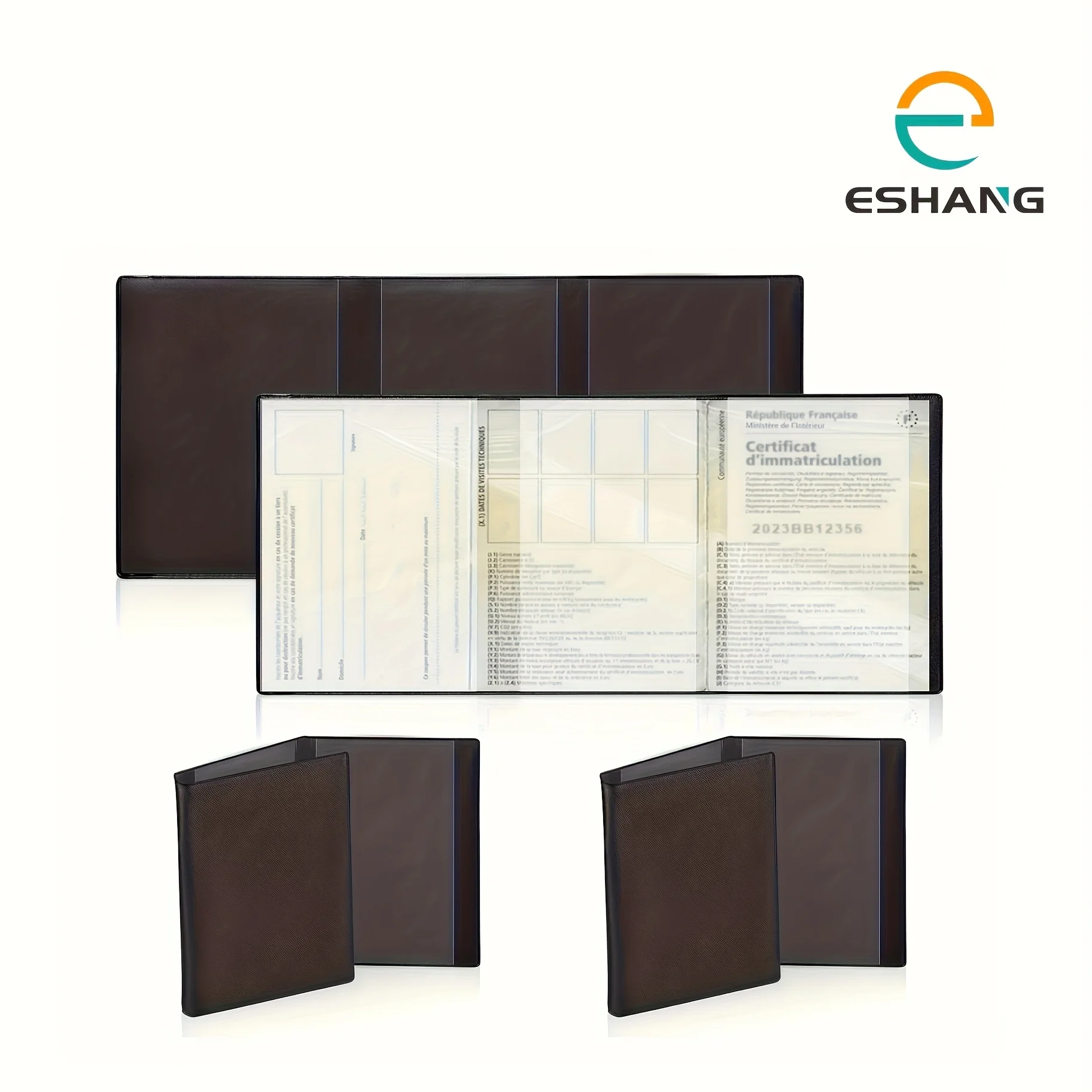 Slim Black 3-Fold Card Holder Multi-Slot Wallet for ID Credit Cards & Business Compact Lightweight for Daily Carry